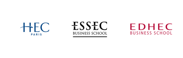 Logos HEC ESSEC EDHEC